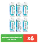 Pınar Vanilya Aromalı Proteinli Süt 500 ml x 6 adet