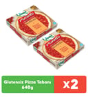 Glutensiz Pizza Tabanı 640 g x 2 Adet