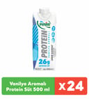 Pınar Vanilya Aromalı Proteinli Süt 500 ml x 24 Adet