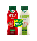 Pınar Ketçap 600 g + Mayonez Light 500 g