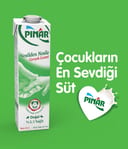 Pınar %3.3 Yağlı Süt 1 L x 24 Adet
