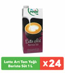 Pınar Latte Art Tam Yağlı Barista Süt 1 L x 24 Adet