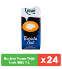 Pınar Barista Yarım Yağlı İnek Sütü 1 L x 24 Adet