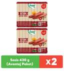 Pınar Dana Sosis 430 g (Avantaj Paket) x 2 adet