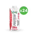 Pınar Çilekli Protein Süt 500 ml x 24 Adet
