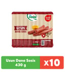 Pınar Dana Sosis 430 g Avantaj Paket x 10 Adet
