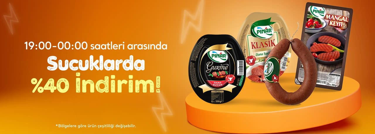 Sucuklarda %40 İndirim!