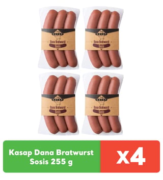 Pınar Kasap Dana Bratwurst Sosis 255 g x 4 adet