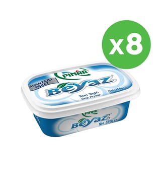 Pınar Beyaz 350 g x 8 Adet