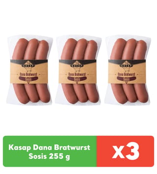 Pınar Kasap Dana Bratwurst Sosis 255 g x 3 adet