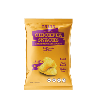 Talia Snacks Fırınlanmış Nohut Cipsi  Doğal Çedar Peynir Aromalı 55 g