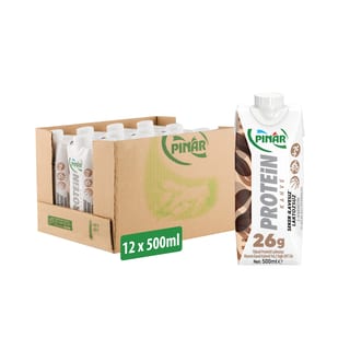 Pınar Kahveli Protein Süt 500 ml x 12 Adet