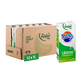 Pınar Denge Laktozsuz Süt 1 L x 12 Adet