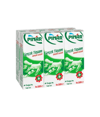 Pınar Yağlı Süt 6x200 ml