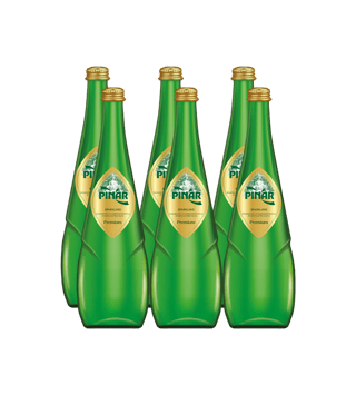 Pınar Sparkling Doğal Mineralli Su 6x750 ml
