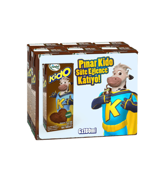 Pınar Kido Kakaolu Süt 6x180 ml 