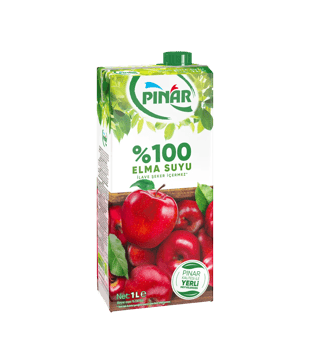 Pınar Meyve Suyu Saf Elma 1 L