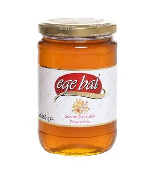 Ege Bal Süzme Çiçek Balı Cam Kavanoz 850 g