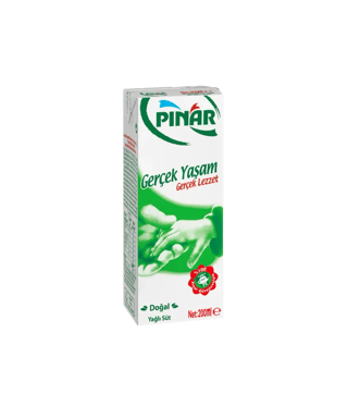 Pınar %3.3 Yağlı Süt 200 ml
