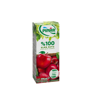 Pınar Meyve Suyu Saf Elma 200 ml