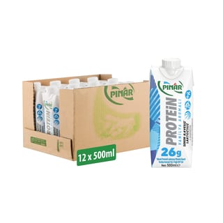 Pınar Protein Süt Vanilyalı 500 ml x 12 adet