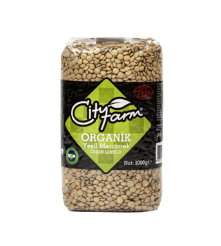 City Farm Organik Yeşil Mercimek 1000 g