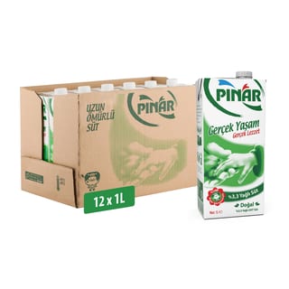 Pınar Tam Yağlı 1L x 12 Adet  