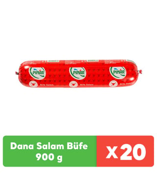 Pınar Dana Salam Büfe 900 g x 20 Adet
