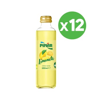 Pınar Limonata Cam 0,25 L x 12 Adet