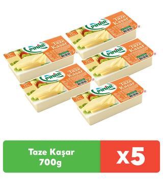 Pınar Taze Kaşar 700g x 5 adet