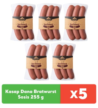 Pınar Kasap Dana Bratwurst Sosis 255 g x 5 adet
