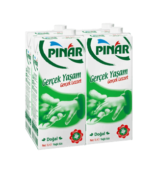 Pınar Yağlı Süt 4x1 L