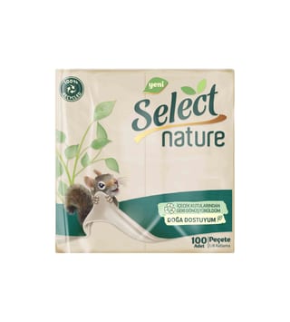 Select Nature Garson Katlama Peçete 100'lü