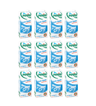 Pınar Yarım Yağlı 1L x 12 Adet 