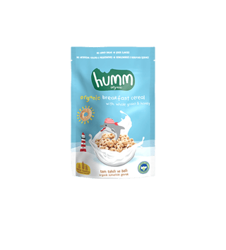 Humm Organik Tam Tahıllı & Ballı Kahvaltılık Gevrek 80 g