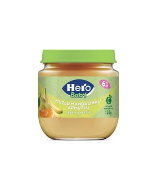 Hero Baby Muzlu Mandalinalı Armutlu Kavanoz Mama 125 gr