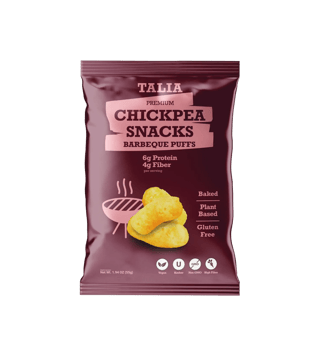 Talia Snacks Fırınlanmış Nohut Cipsi  Doğal Barbekü Aromalı 55 g