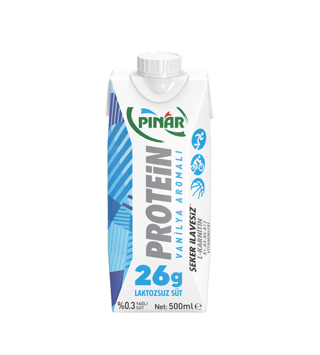 Pınar Vanilya Aromalı Proteinli Süt 500 ml