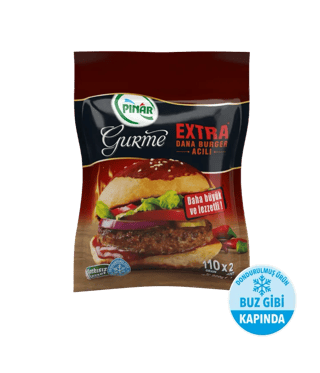 Pınar Gurme Extra Acılı Dana Burger 220 g