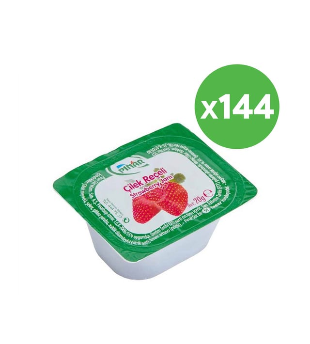 Pınar Reçel Gurme Çilek 20 g x 144 Adet