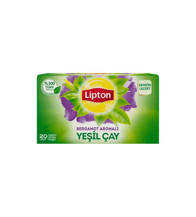 Lipton Yeşil Çay Bergamot Arolamalı 20'li