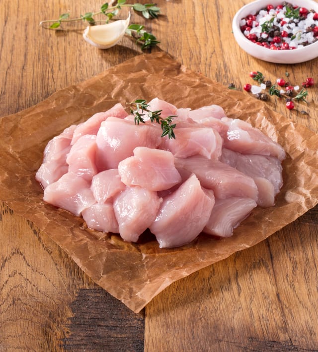 Pınar Kasap Hindi Fileto Kuşbaşı 500 g %100 Yerli Besi