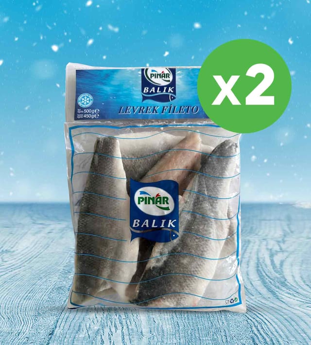 Pınar Levrek Fileto 500g x 2 Adet