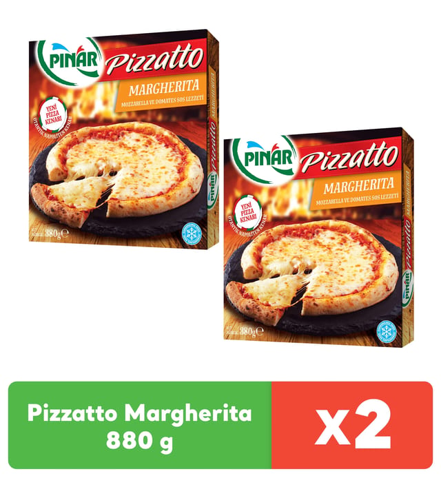 Pizzatto Margherita Pizza 380 g x 2 adet