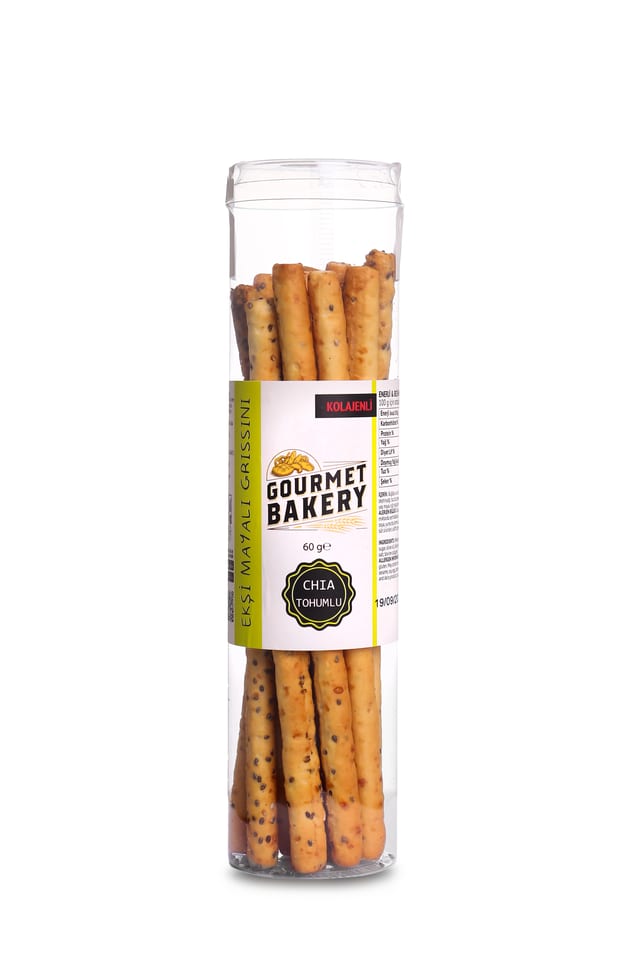 Gourmet Garage Ekşi Mayalı Chia Tohumlu Breadstik 60 g