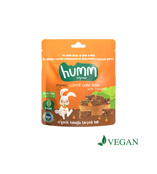 Humm Organik Glutensiz Vegan Havuçlu Kek