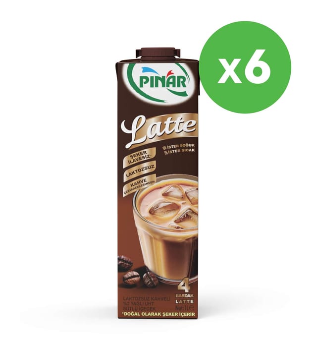 Pınar Latte 1 L x 6 Adet