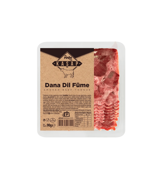 Pınar Kasap Dana Dil Füme 90 g