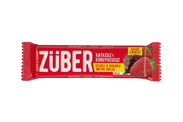 Züber Çilekli Çikolatalı Meyve Barı 40 g
