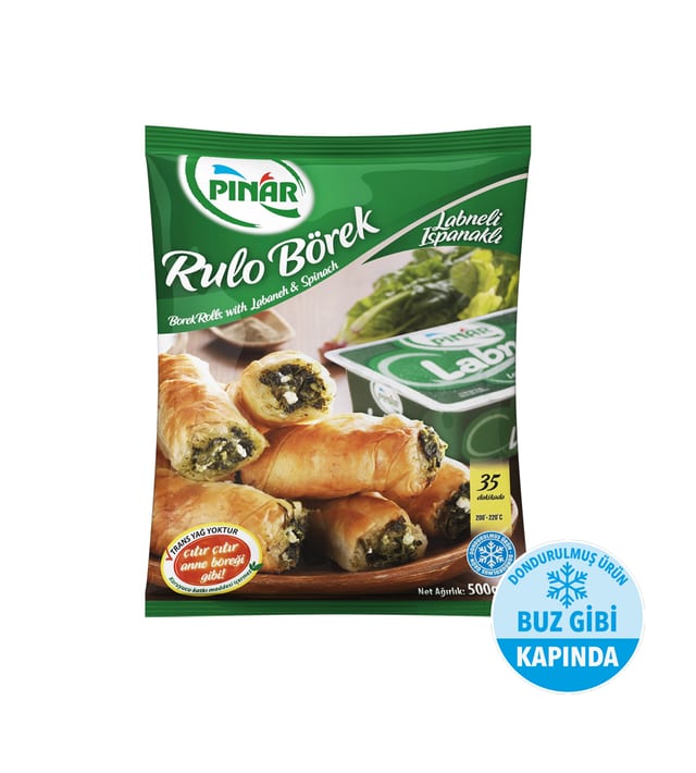 Pınar Rulo Börek Labneli-Ispanaklı 500 g